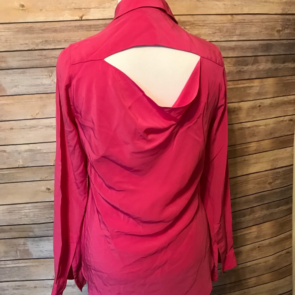 Silk Button Down Shirt